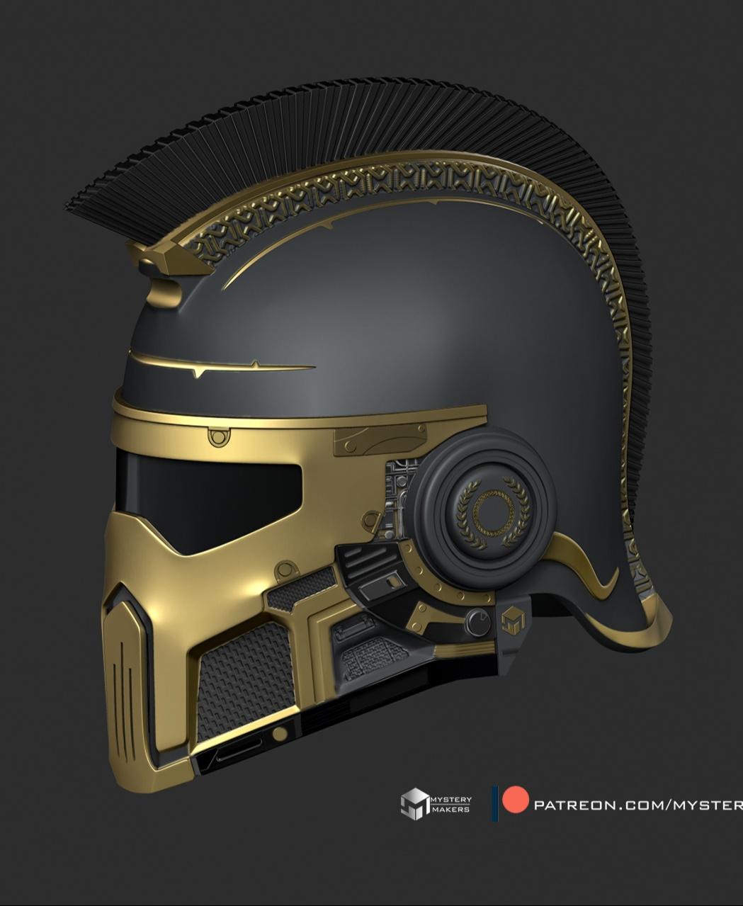 Roman infantry helmet 3d model