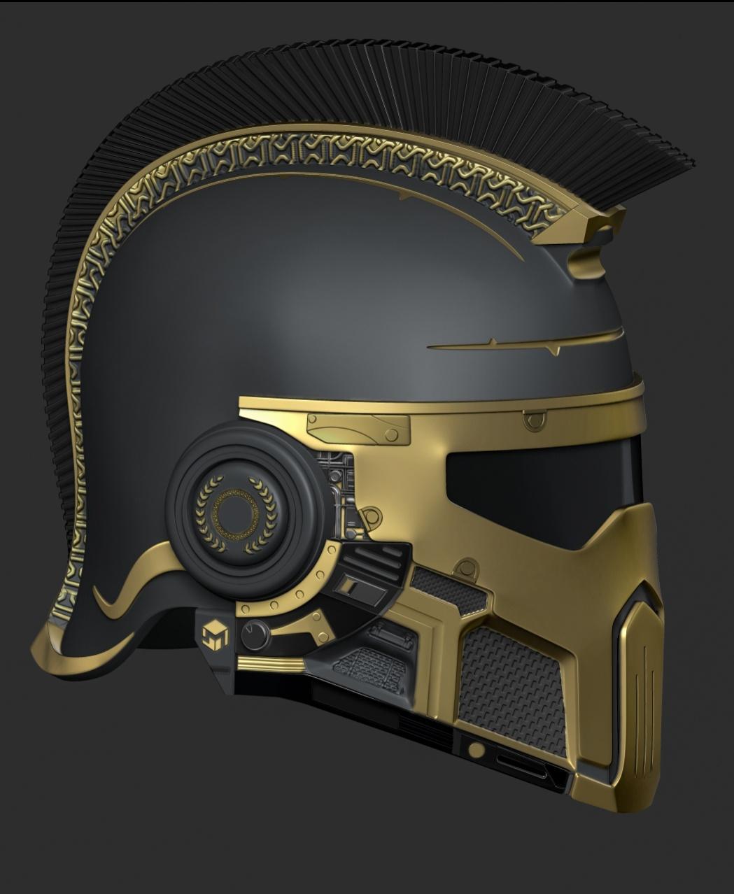 Roman infantry helmet 3d model