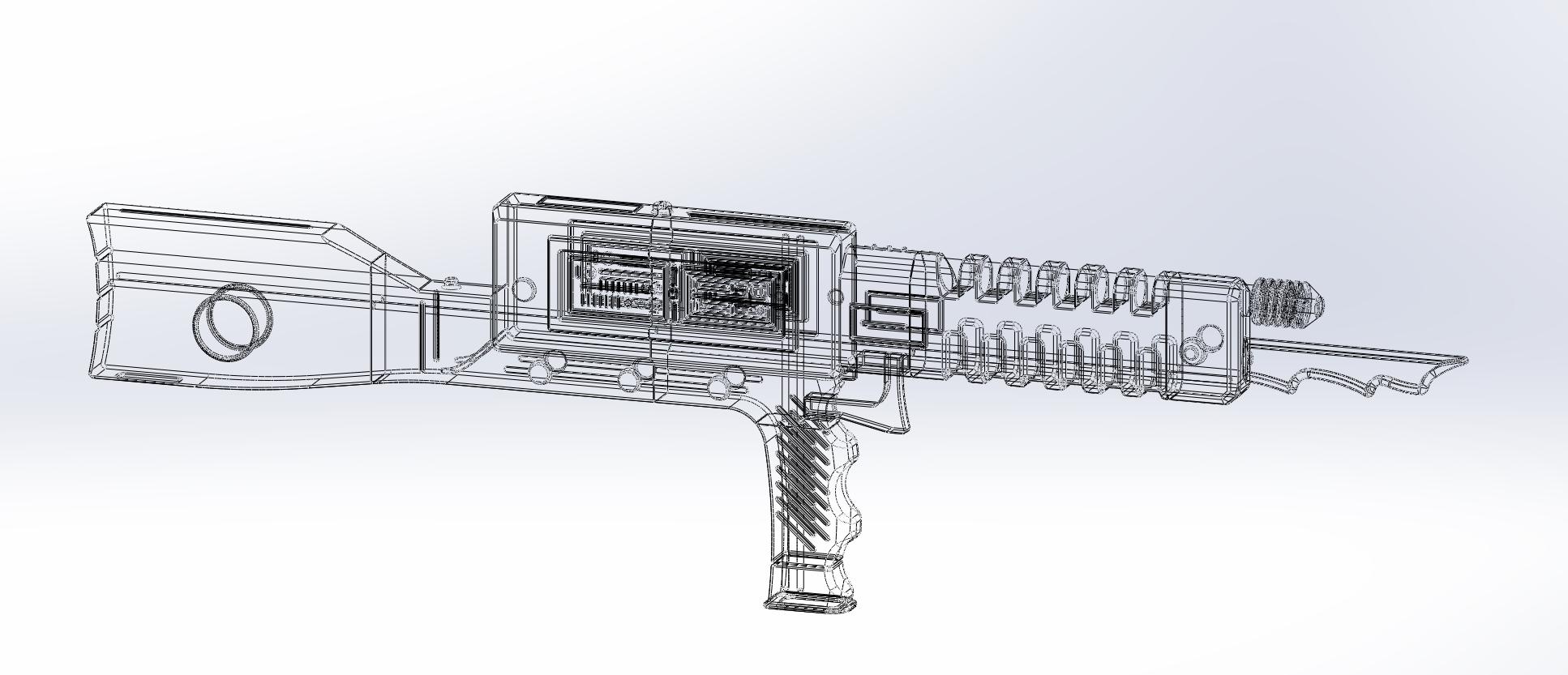 Battlestar Galactica Cylon Gun 3d model