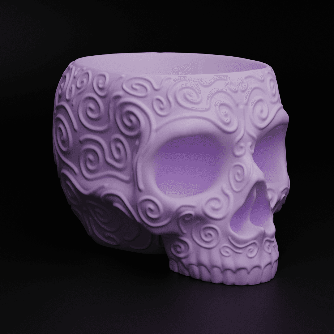 Sugar Skull Bowl 3d model