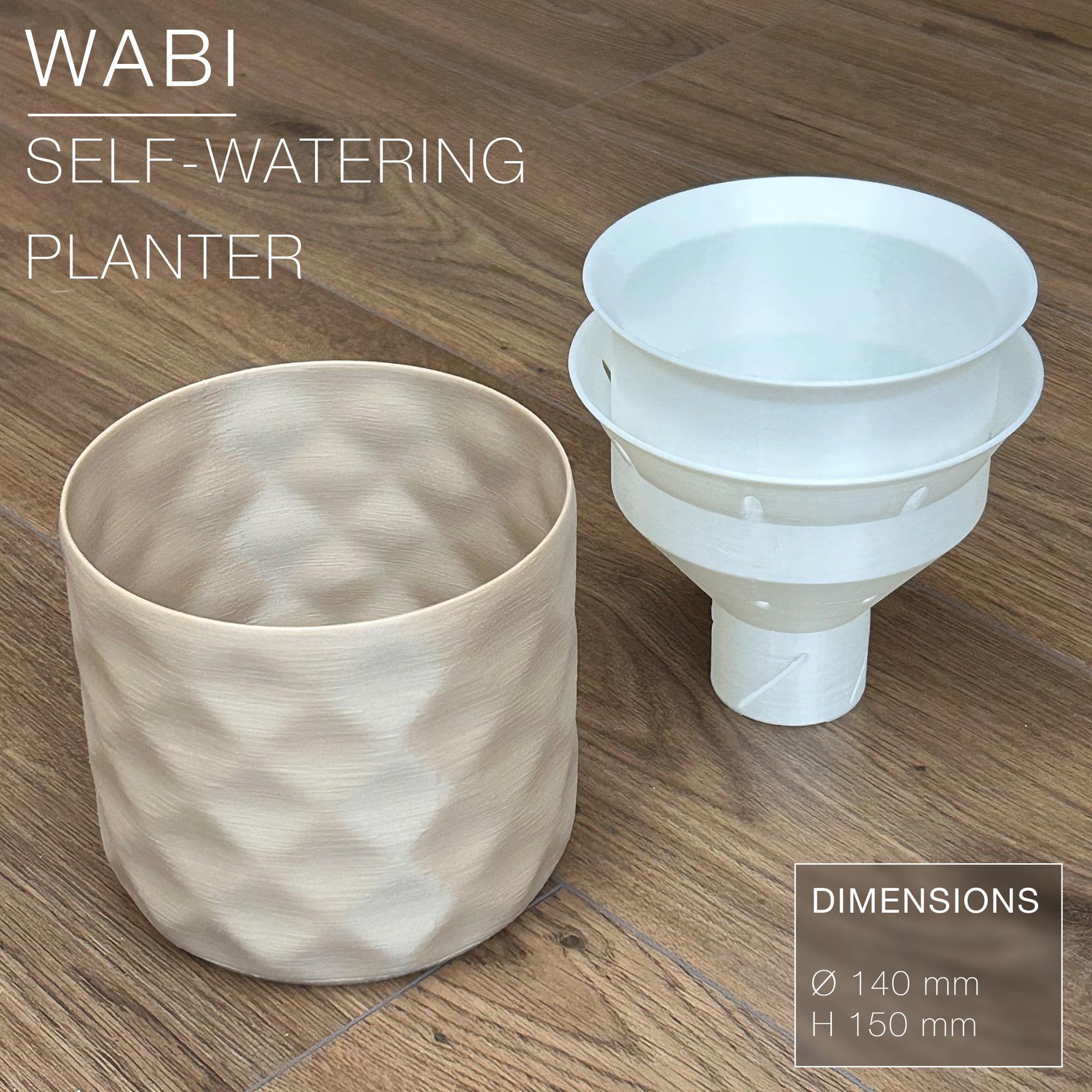 WABI | Self-watering Planter 3d model