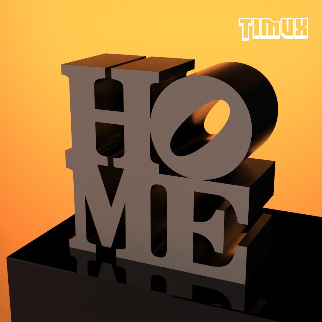 HOME SIGN 3d model