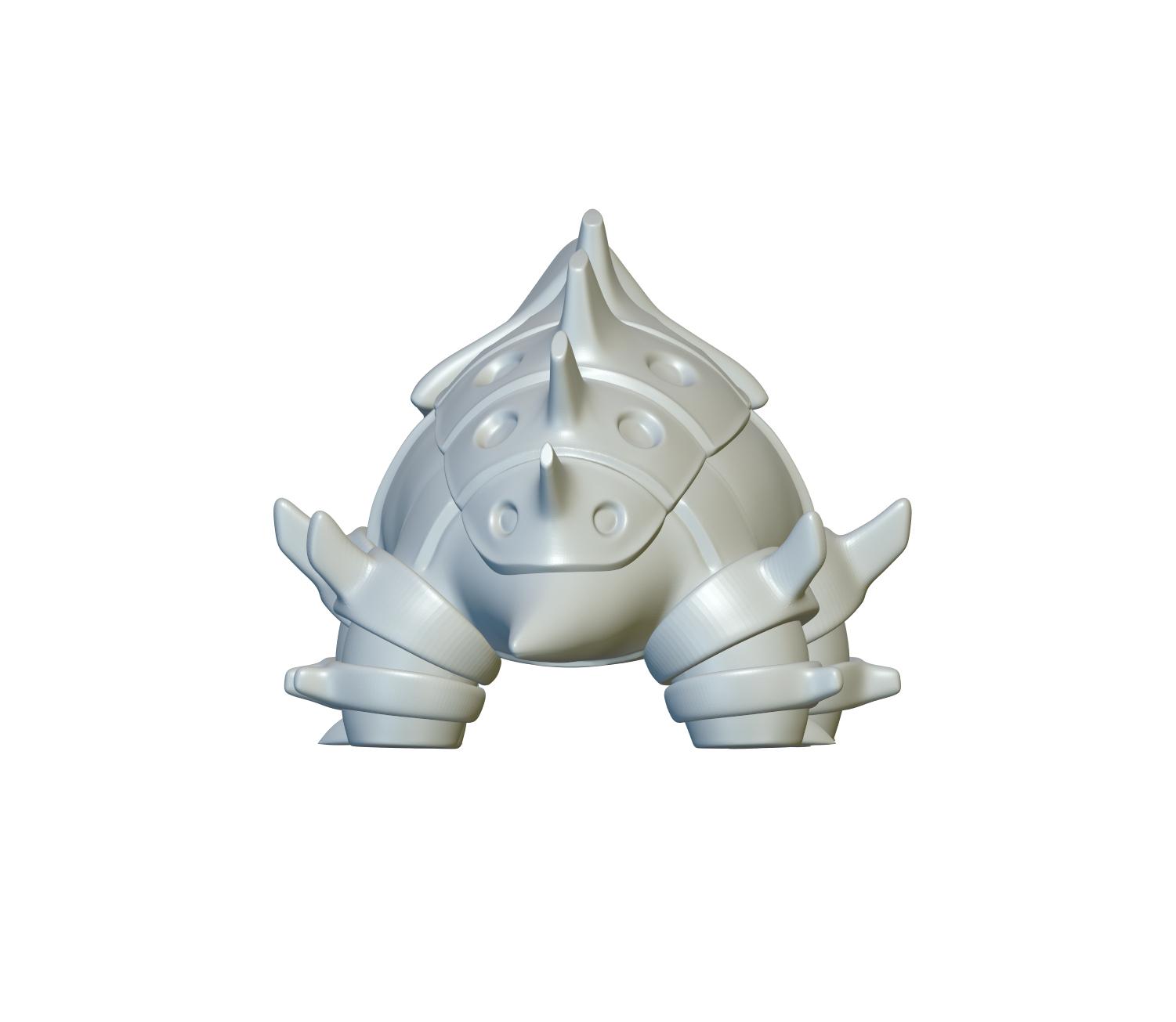 Pokemon Lairon #305 - Optimized for 3D Printing 3d model