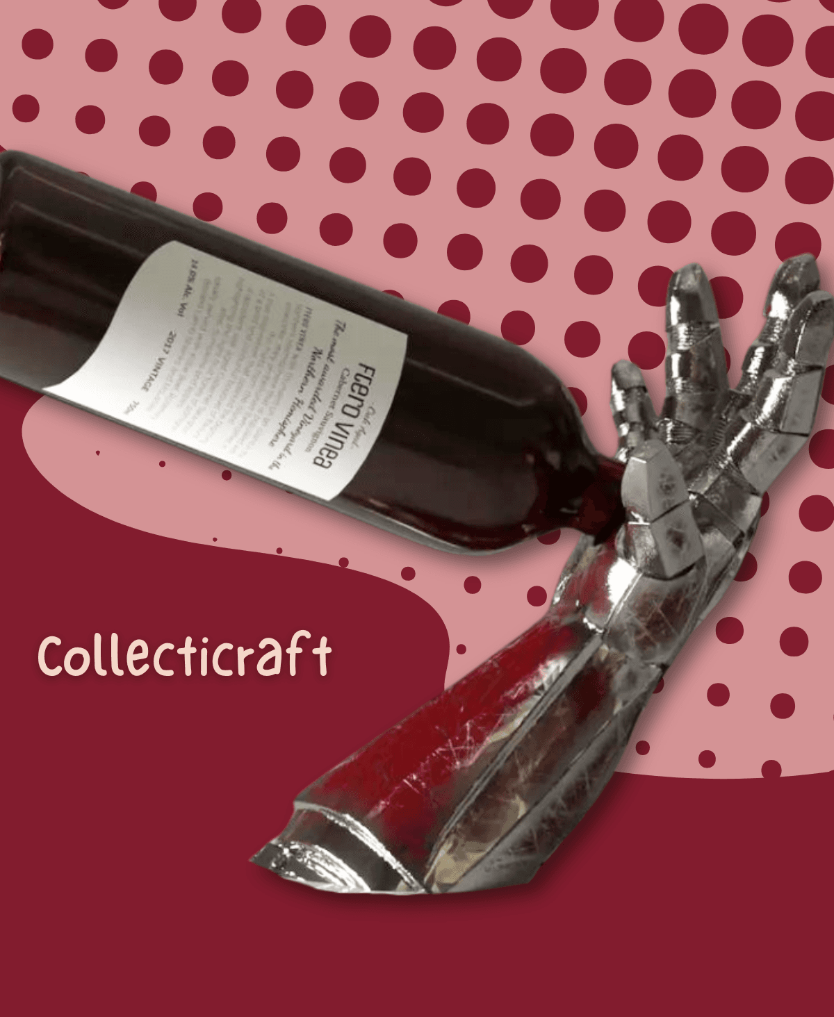 Iron Man Inspired Wine Holder 3d model