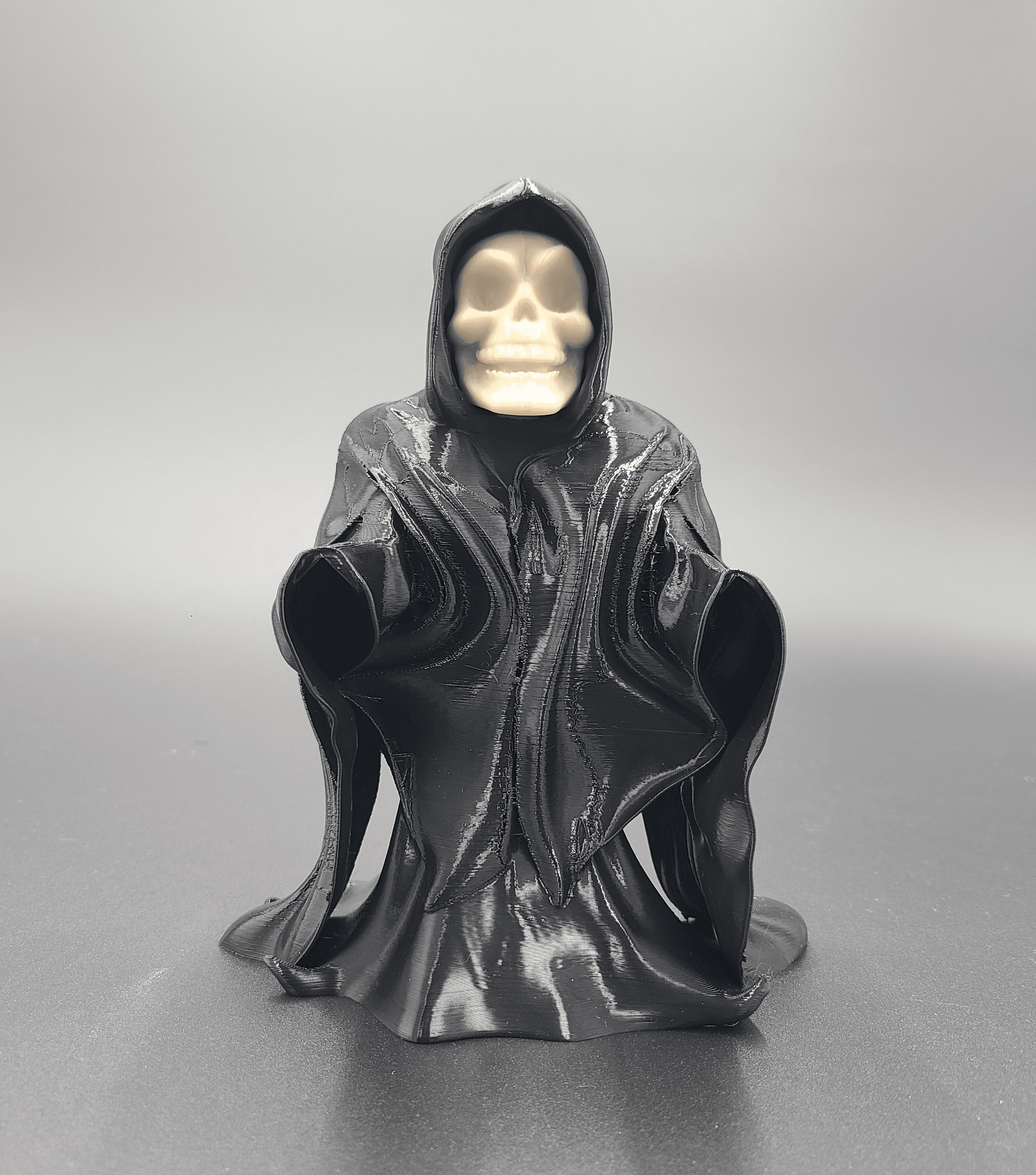 Grim Reaper, Slim Reaper - Articulated Snap-Flex Fidget (Tight Joints) 3d model