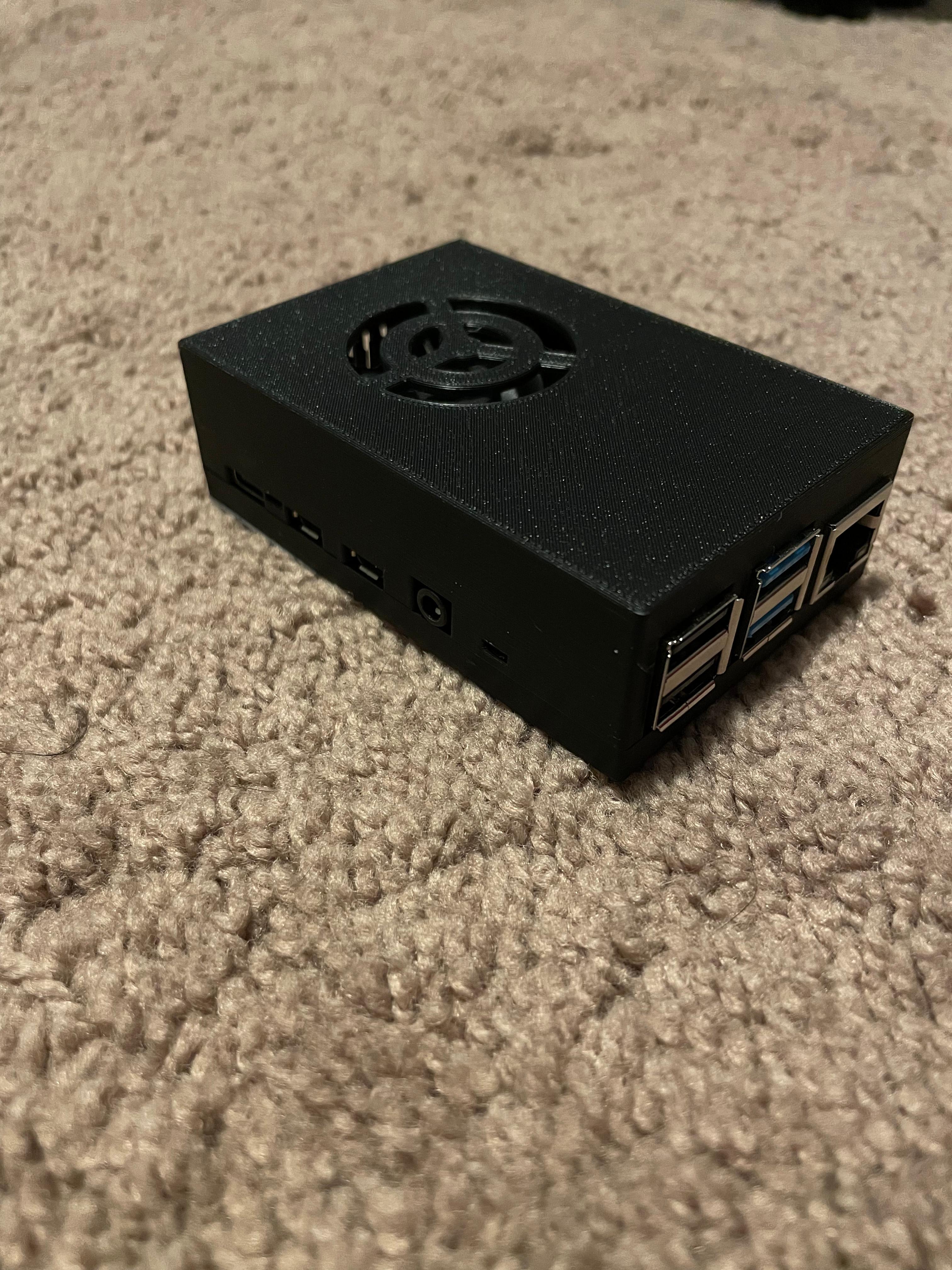  Raspberry Pi 4B case 3d model