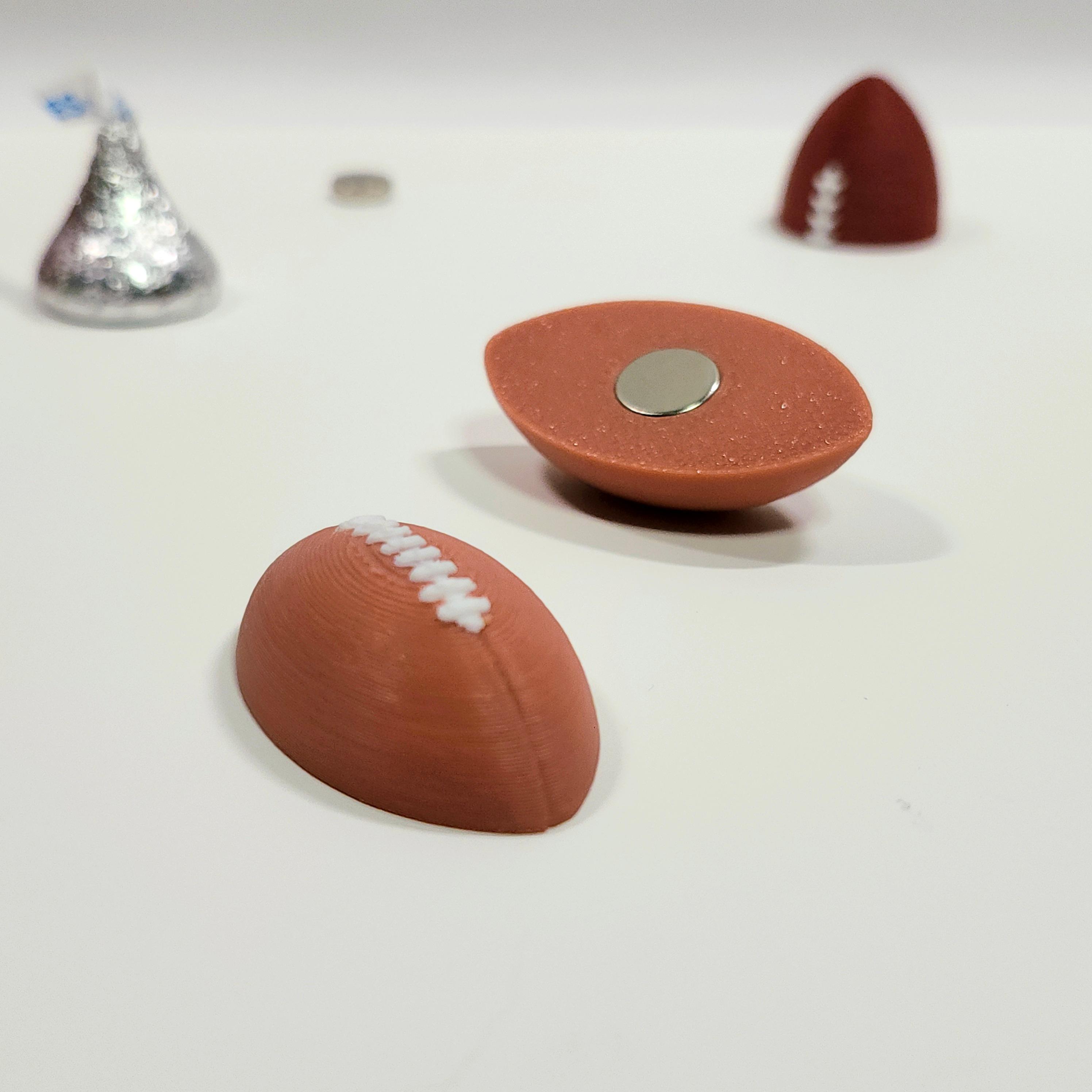 Mini Football-Themed Decorative Magnet Set 3d model