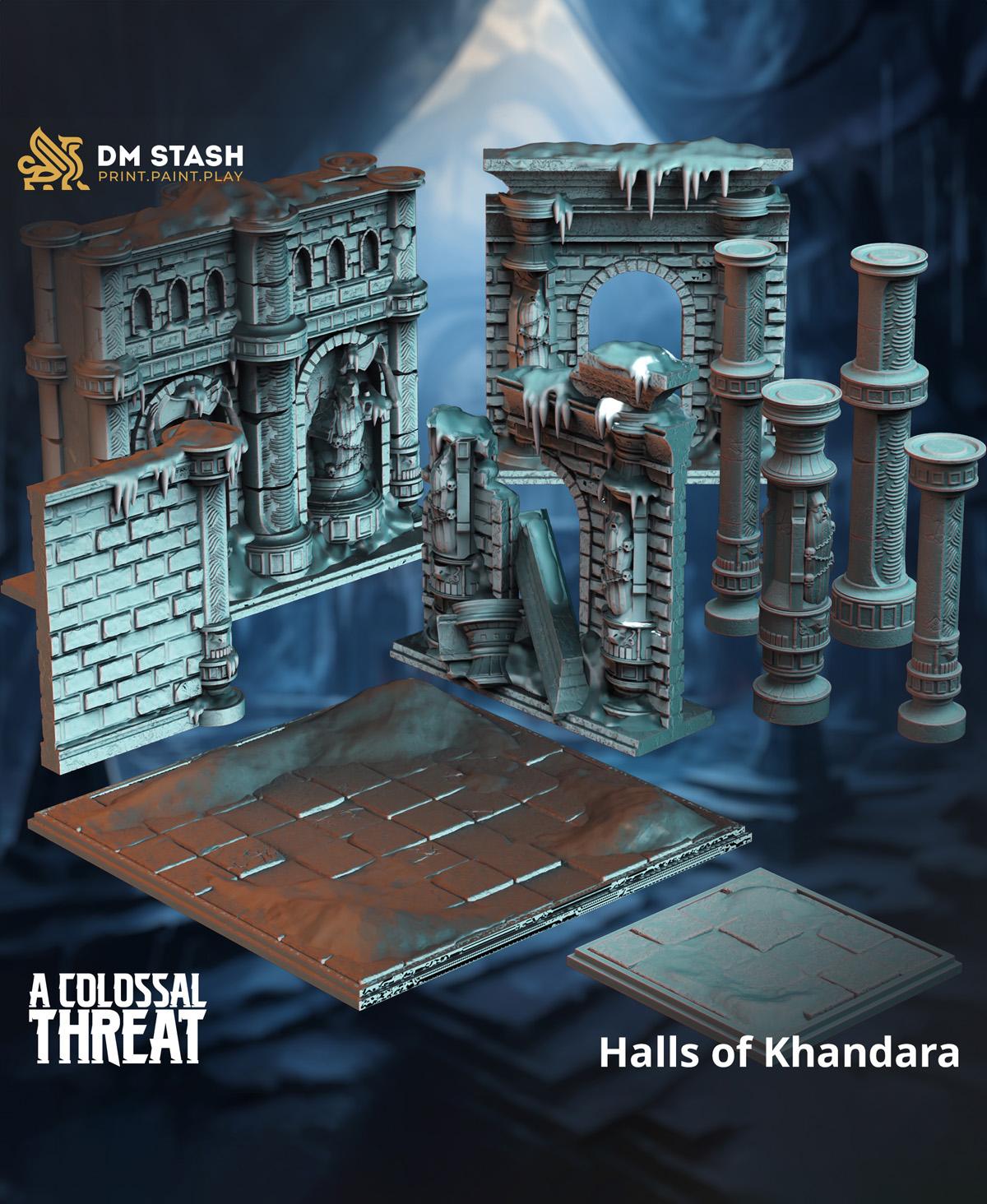 Halls of Khandara 3d model