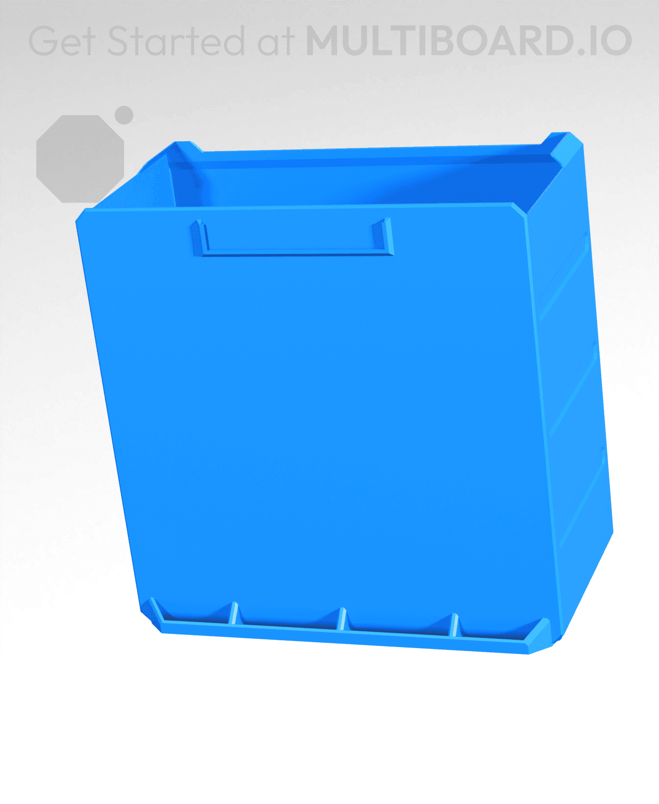 4x4x2-Deep - Multibin Simple Drawer 3d model