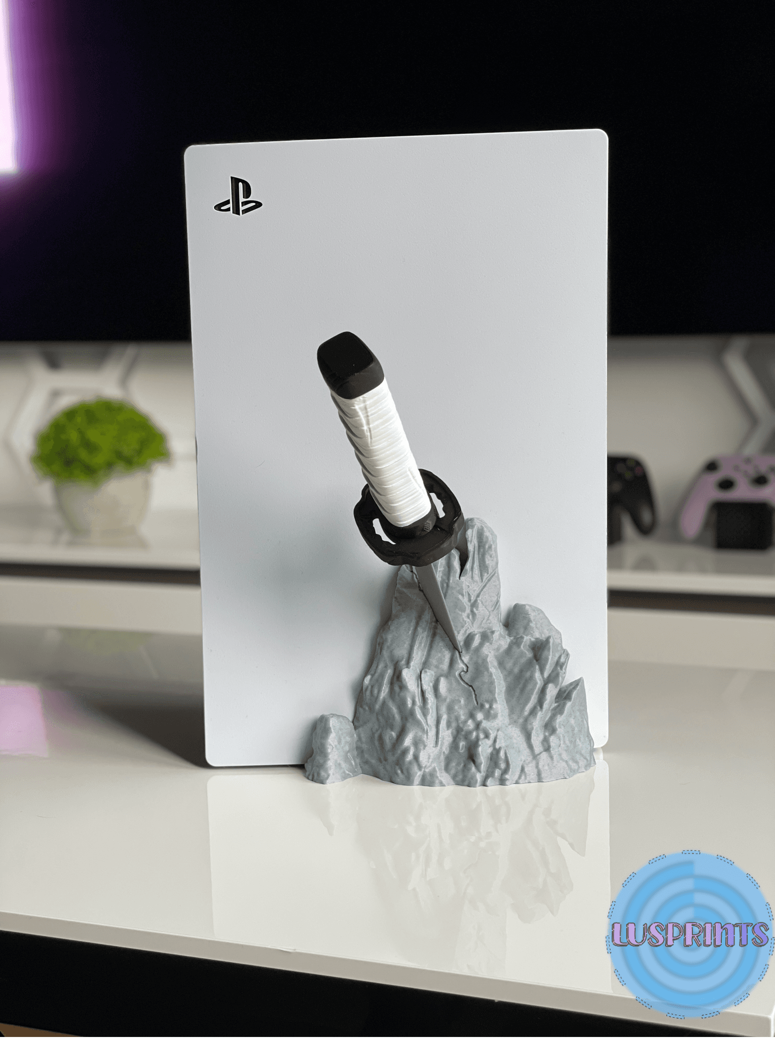 PlayStation 5 Katana Dock 🎌⛩️ Decorative Dock 3d model