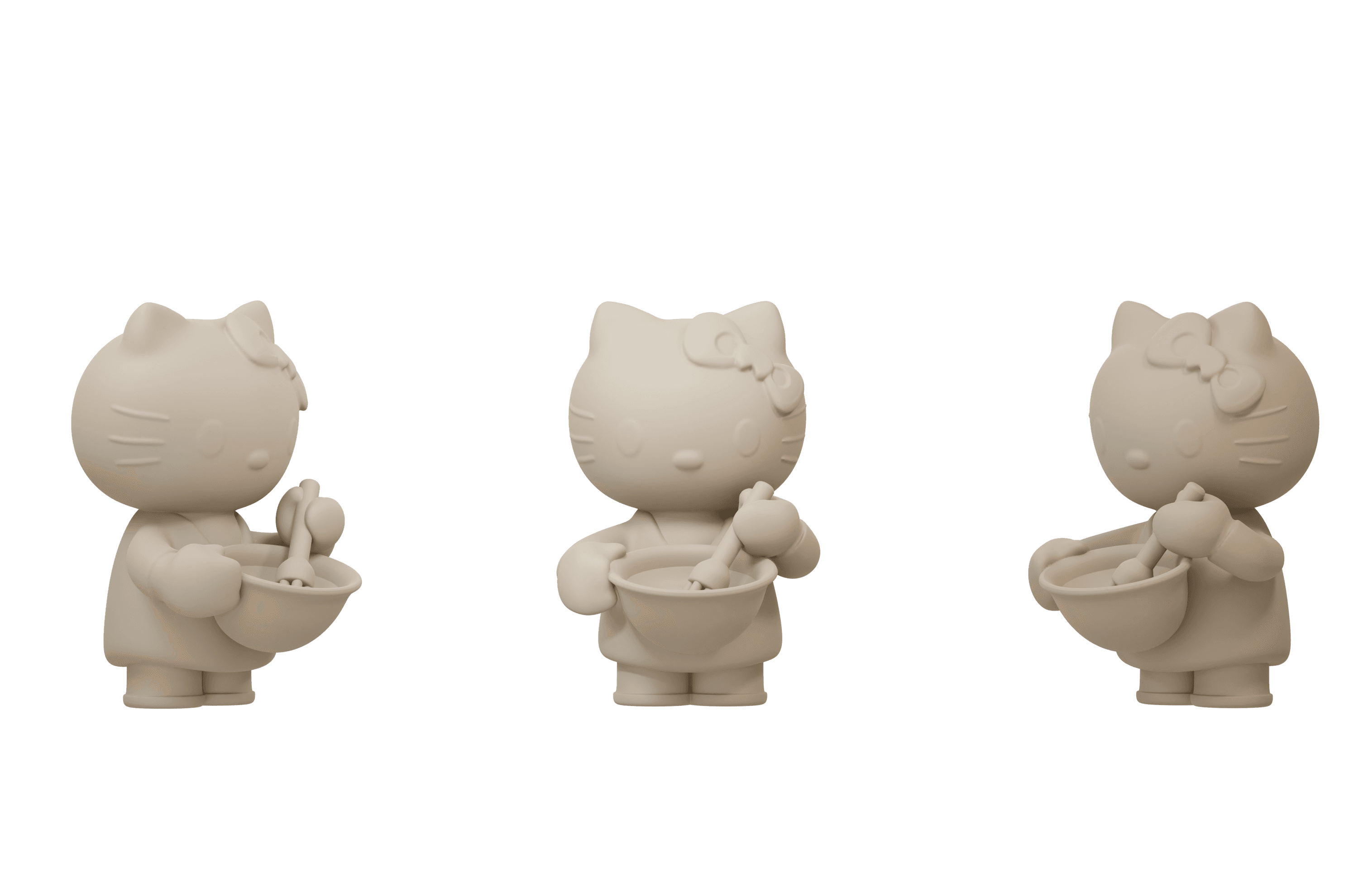 Hello Kitty Cook 3d model