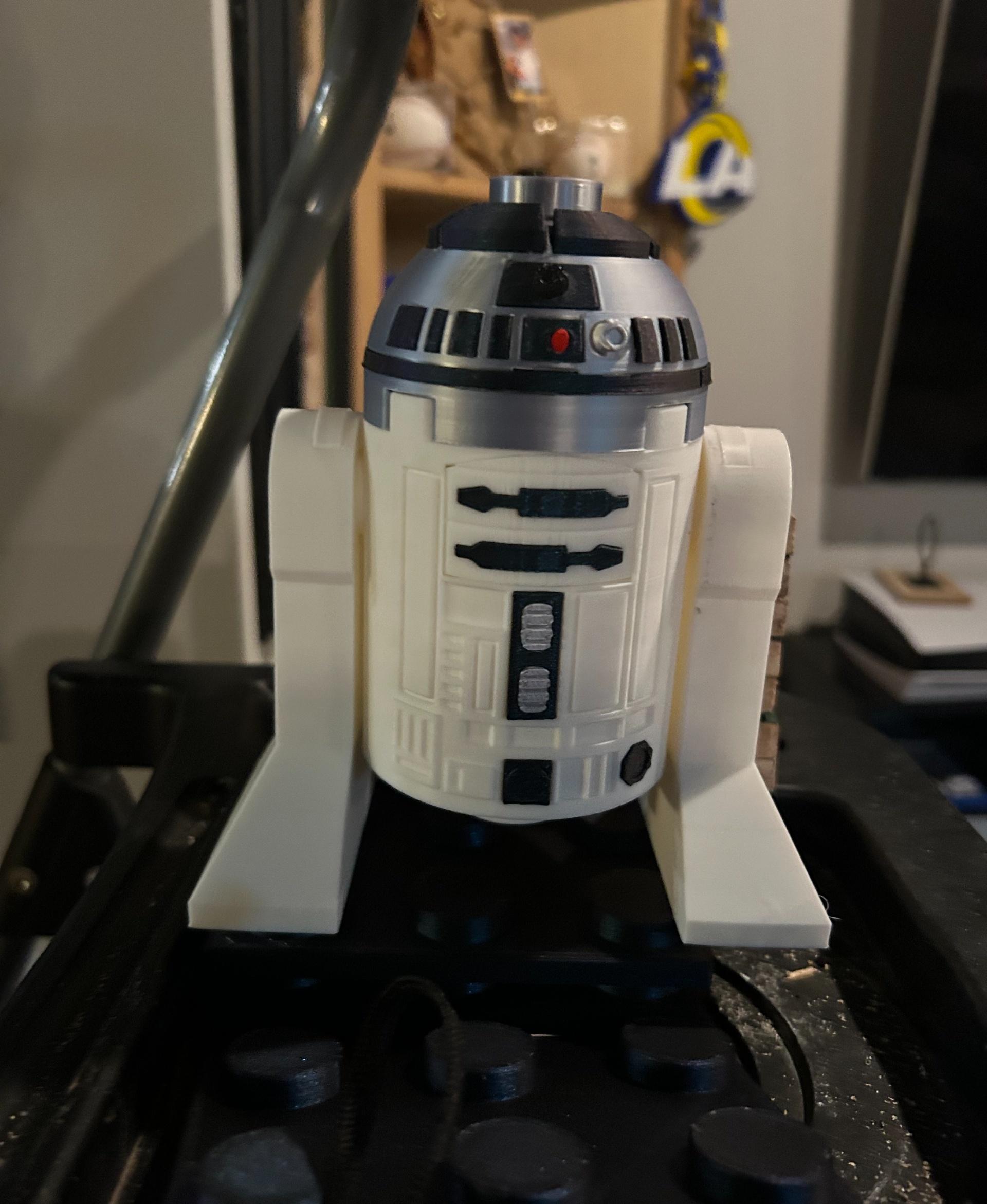 R2-D2 (6 inch brick figure, NO MMU/AMS, NO supports, NO glue) 3d model