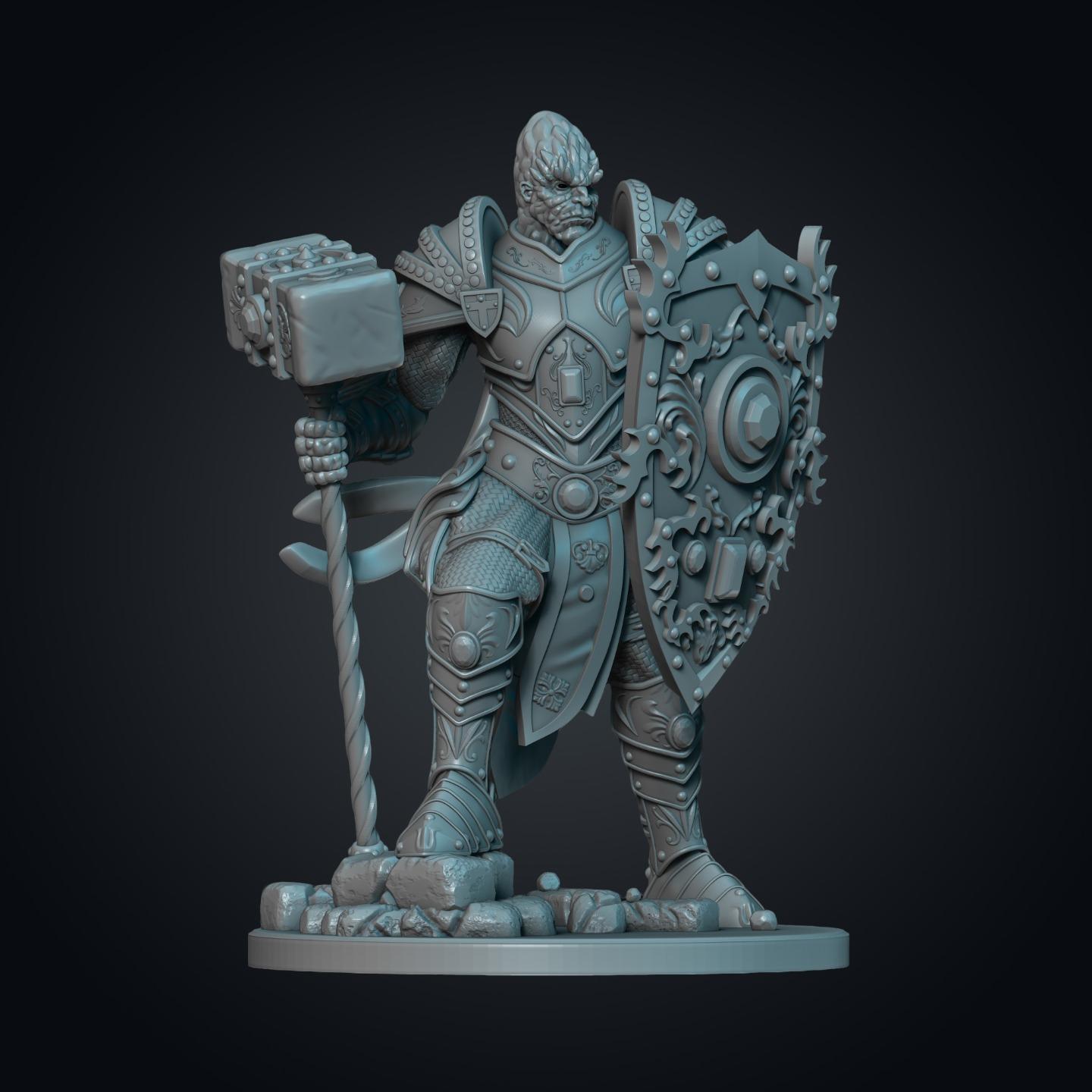 Goliath Paladin, Stone Giant Paladin  3d model