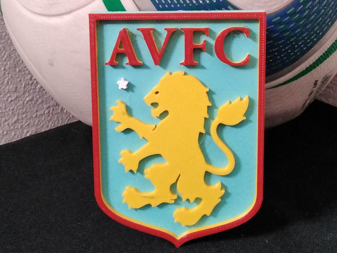 Aston Villa FC Coaster or plaque 3d model