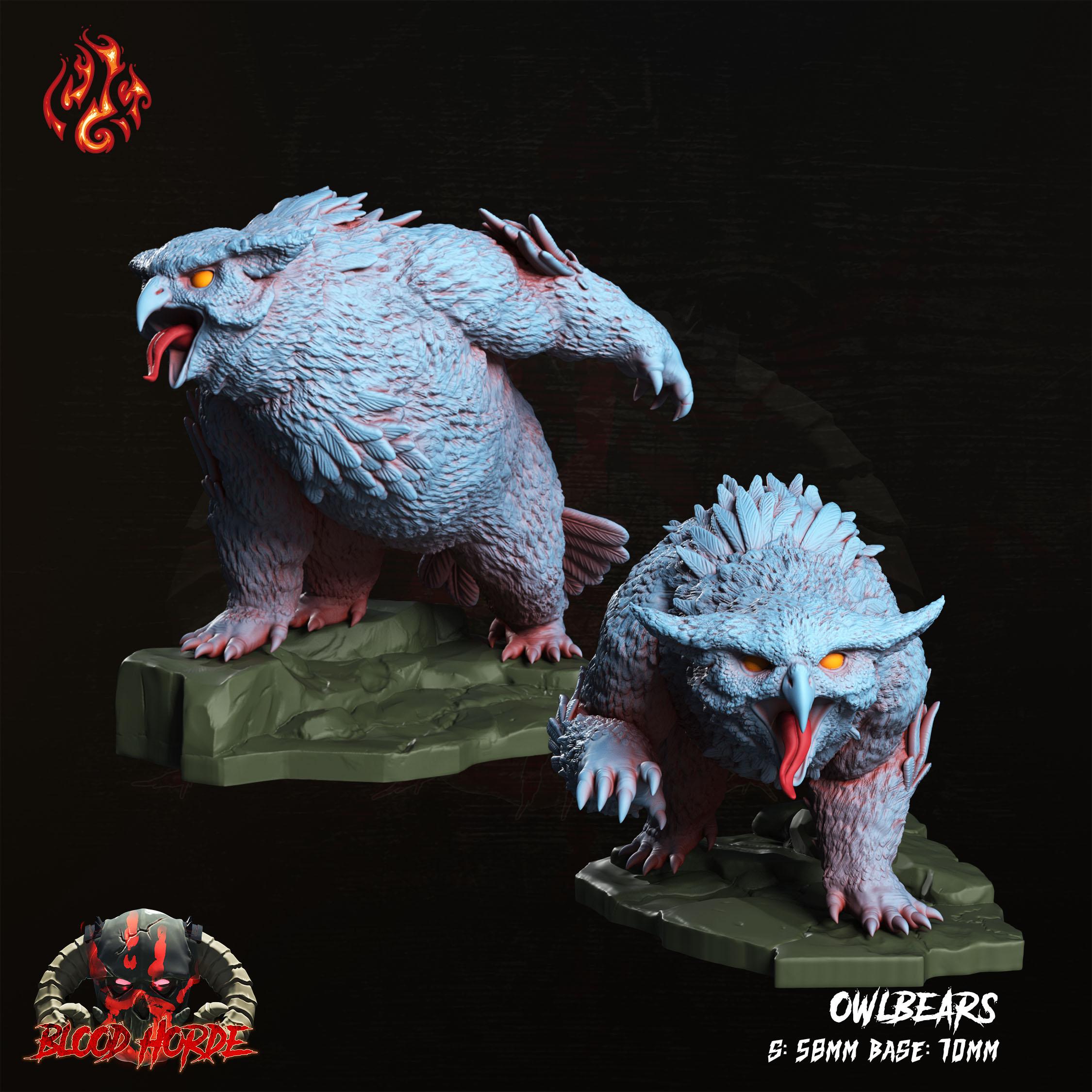 Owlbears 3d model