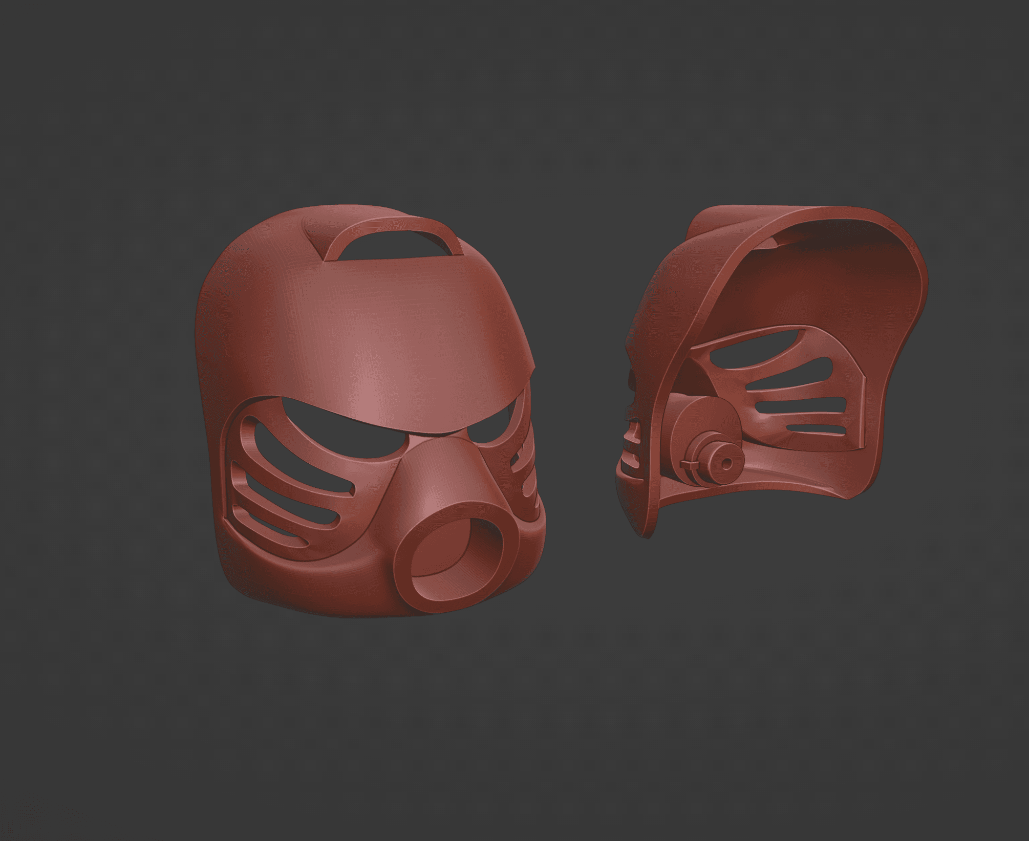 Bionicle Mask Red 3d model