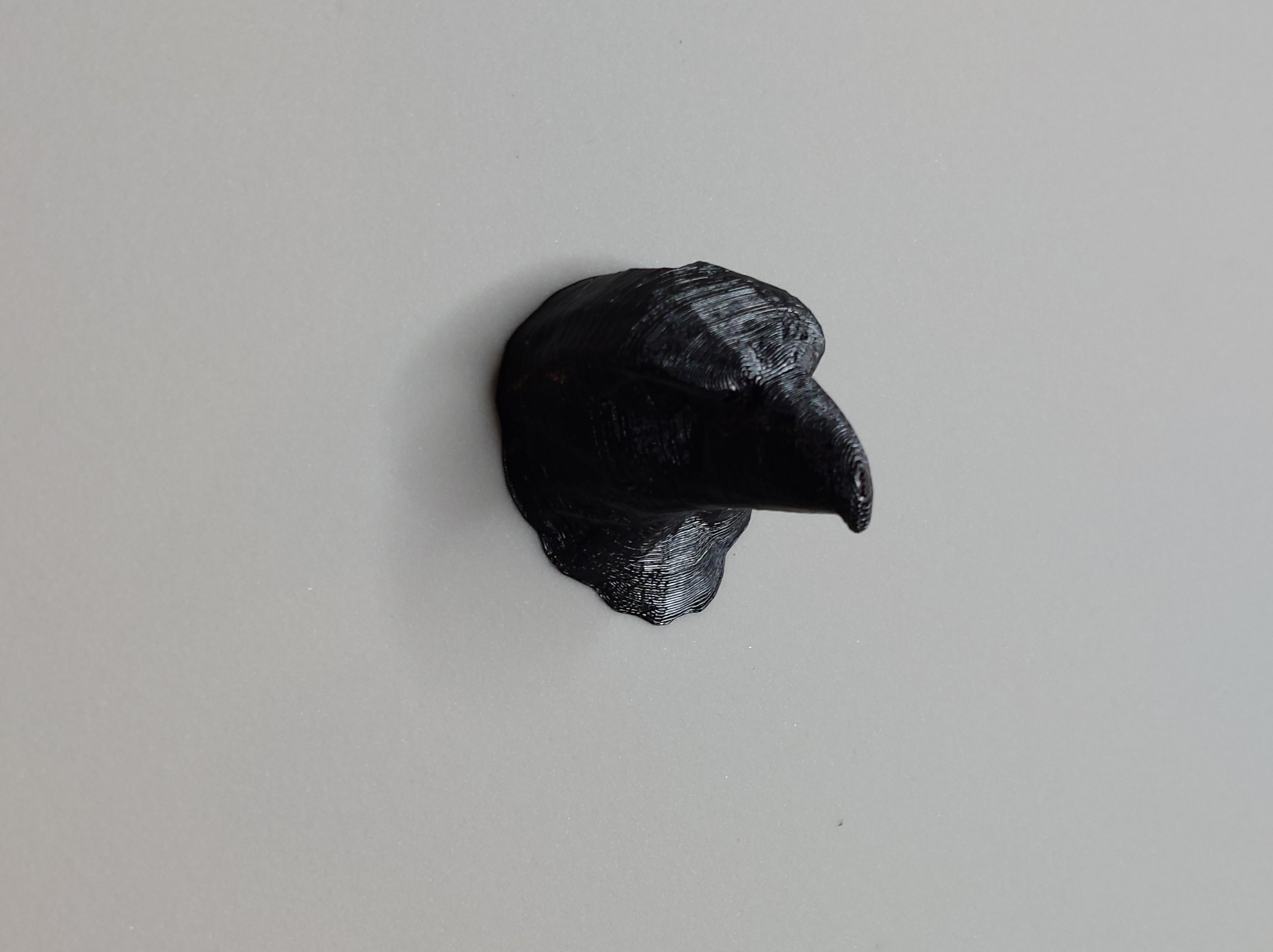 Low Poly Eagle Head Fridge Magnet 3d model