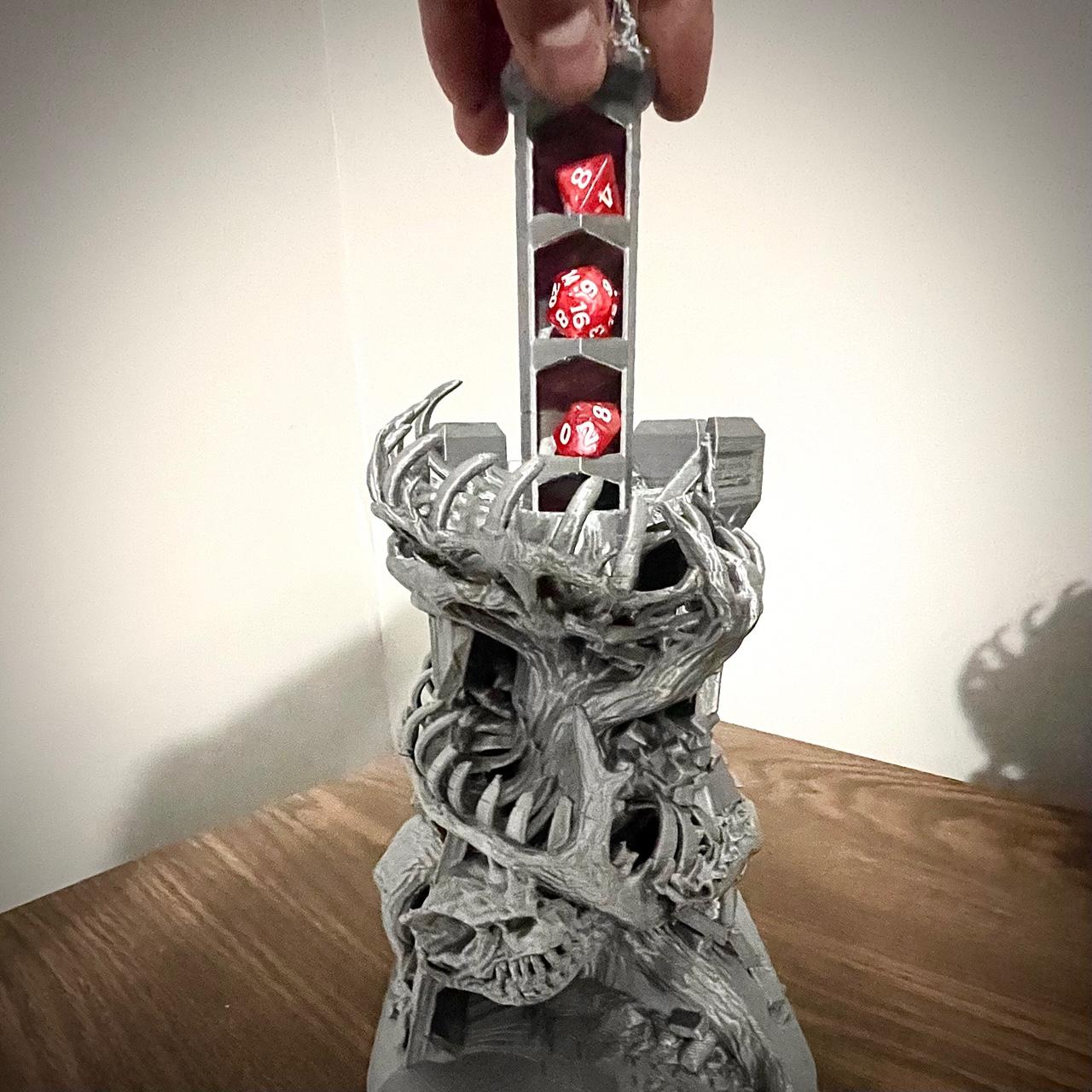Fate of the Basilisk Dice Tower 3d model