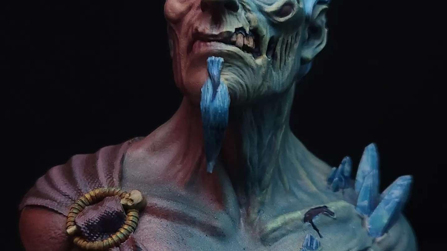 Hades Bust (Pre Supported) - Hades model from Fotis Mint.  - 3d model