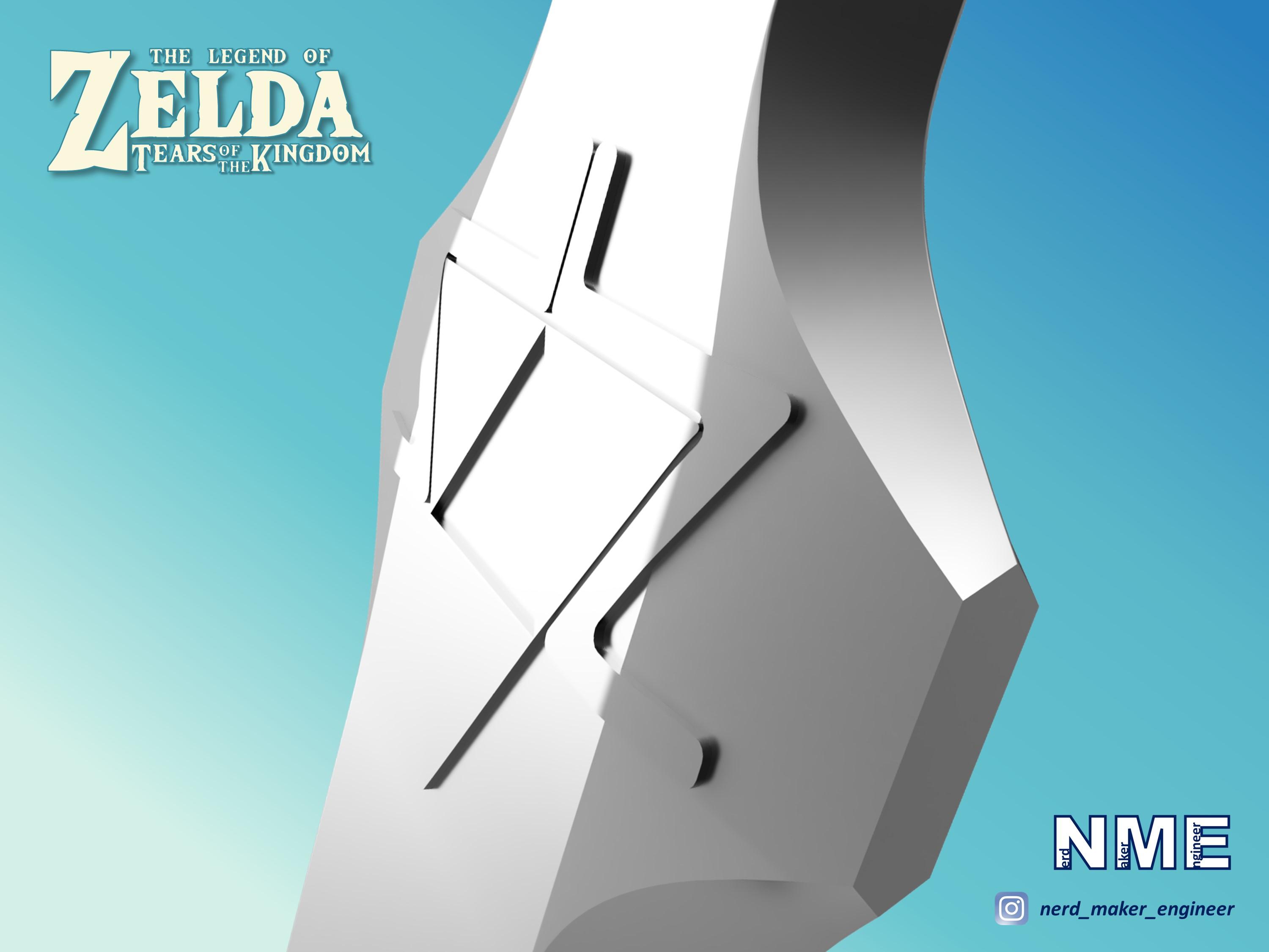 Master Sword - Zelda Tears of the Kingdom - Complete Set - Life Size 3d model