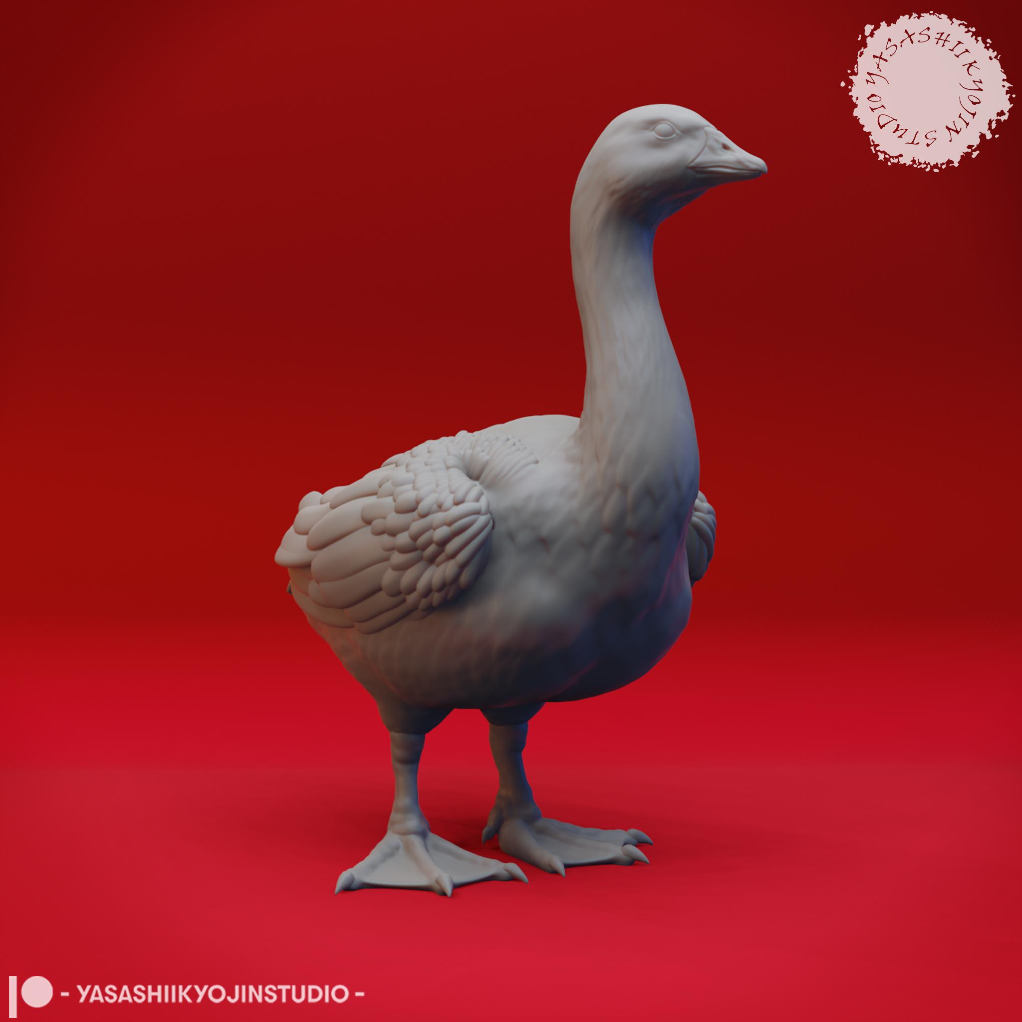 Goose Hydra Transformation - Tabletop Miniature (Pre-Supported) 3d model