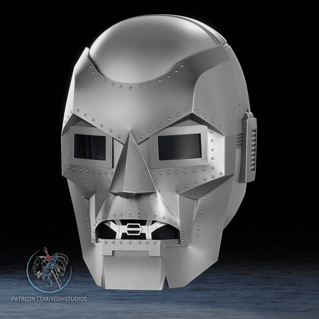 Comic Dr Doom Mask 3D Printer STL File 3d model