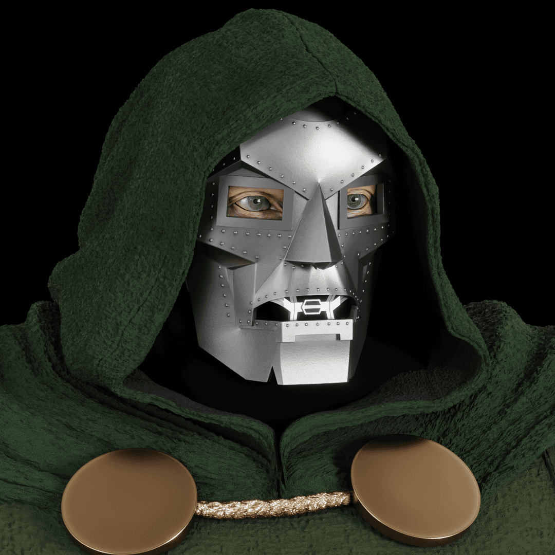 Comic Dr Doom Mask 3D Printer STL File 3d model