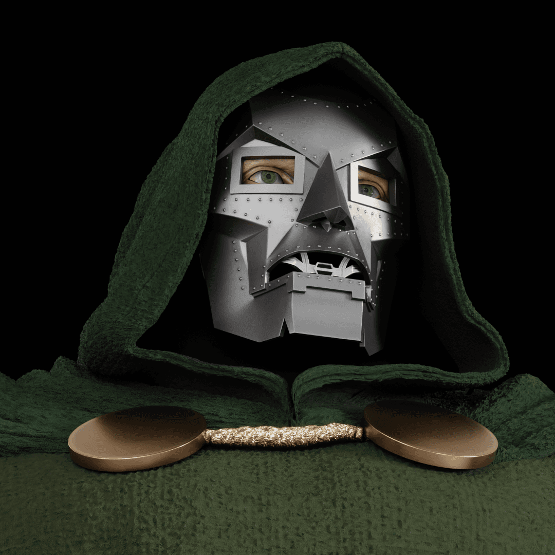 Comic Dr Doom Mask 3D Printer STL File 3d model