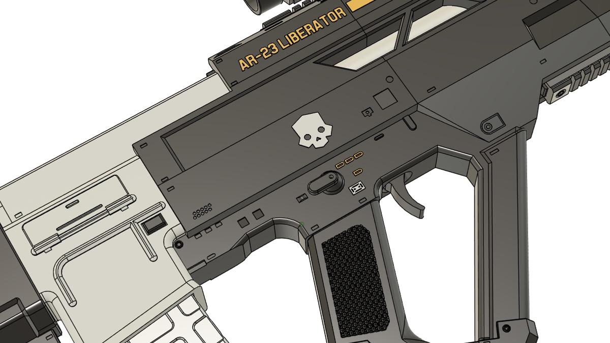 Helldivers 2 Liberator AR-23 3d model