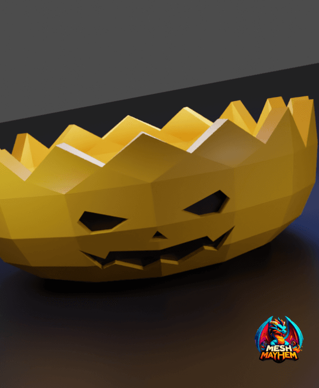 Halloween Candy Bowl 3d model