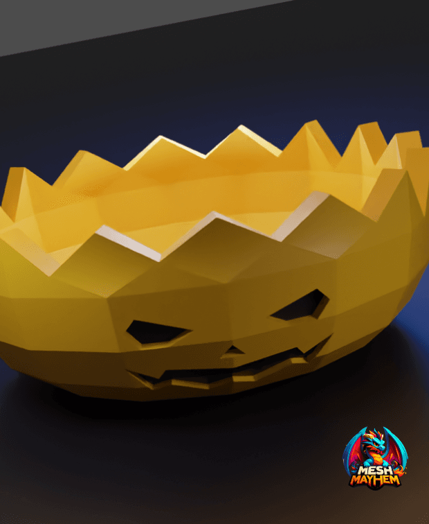 Halloween Candy Bowl 3d model