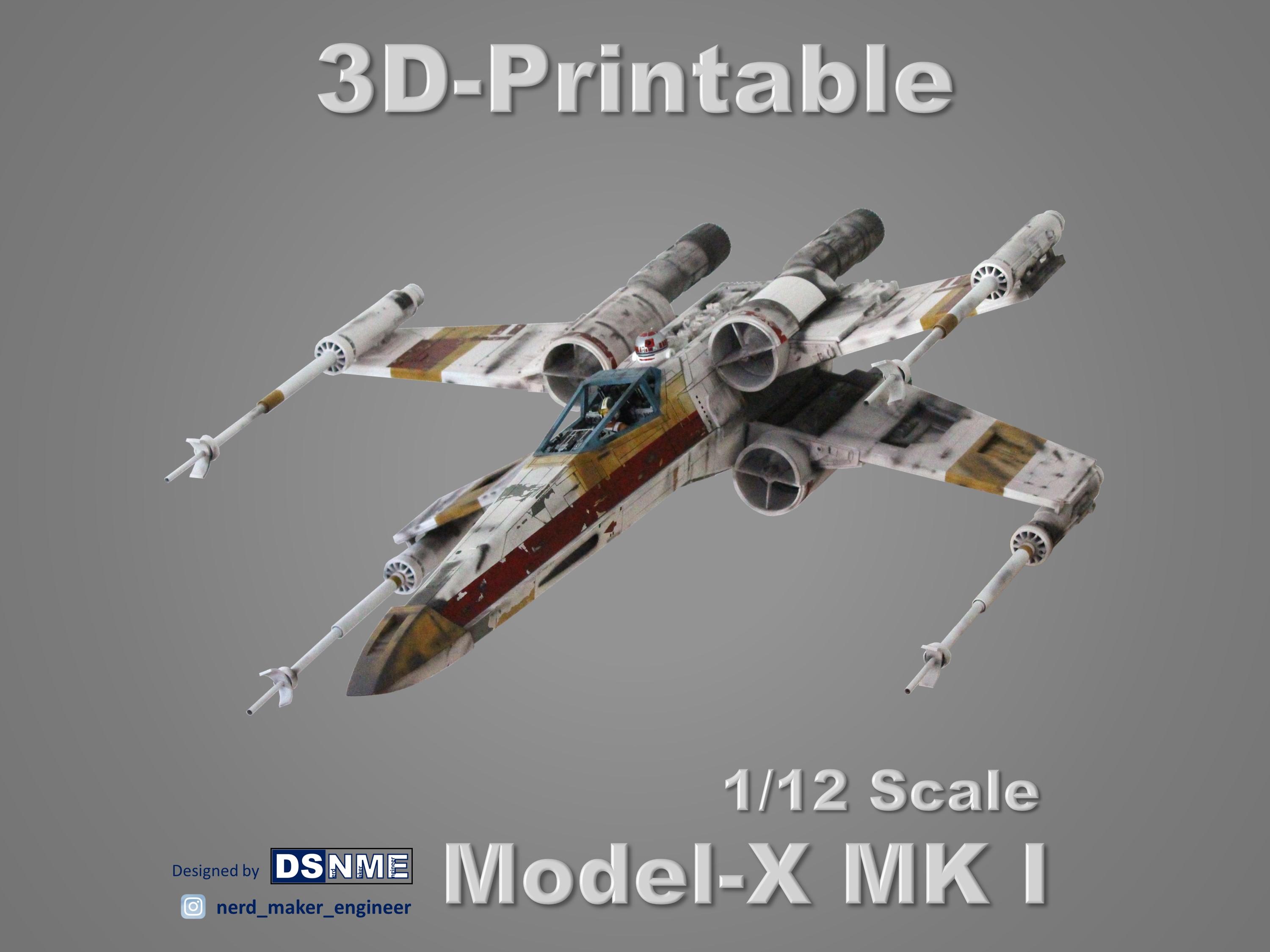 Model-X MK I (1/12 Scale) 3d model