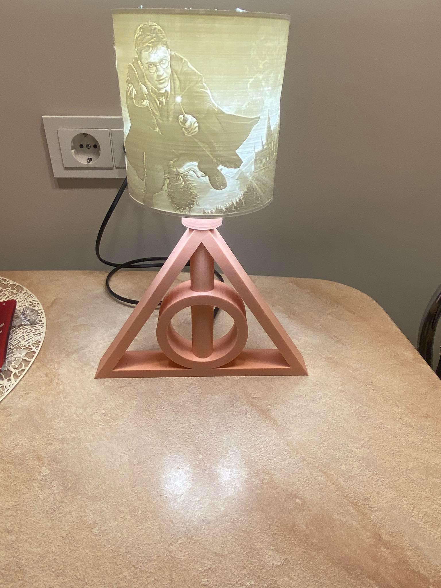 Harry Potter lithophane lamp E14,E26,E27 commercial use license 3d model