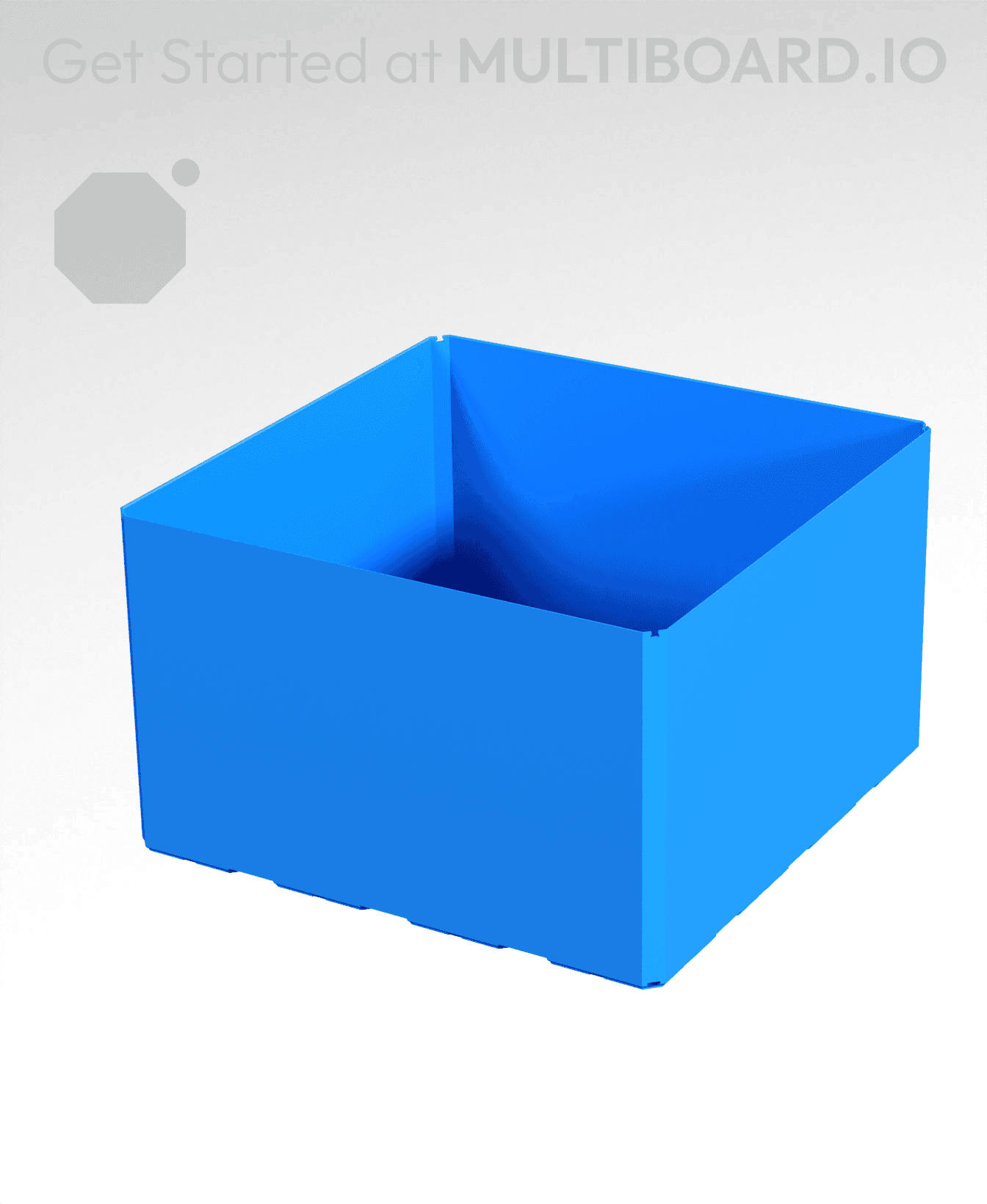 4x4x2.5 - Bin - Multibin Insert 3d model