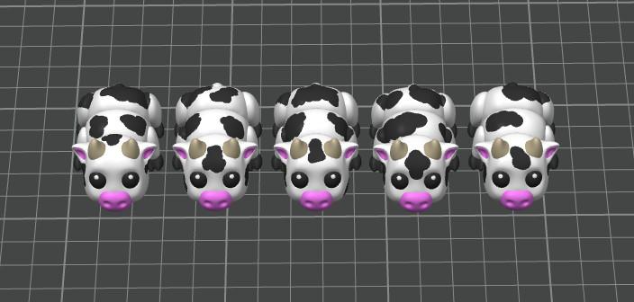 Cow Two joints 3d model