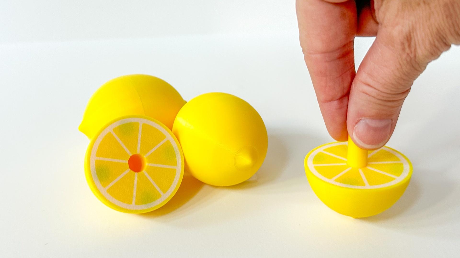 Clicky Citrus Spinners (2-in-1 Fidget Toys) 3d model