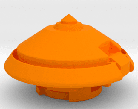 BEYBLADE TRYTHON | COMPLETE | FAUXBLADE SERIES 3d model