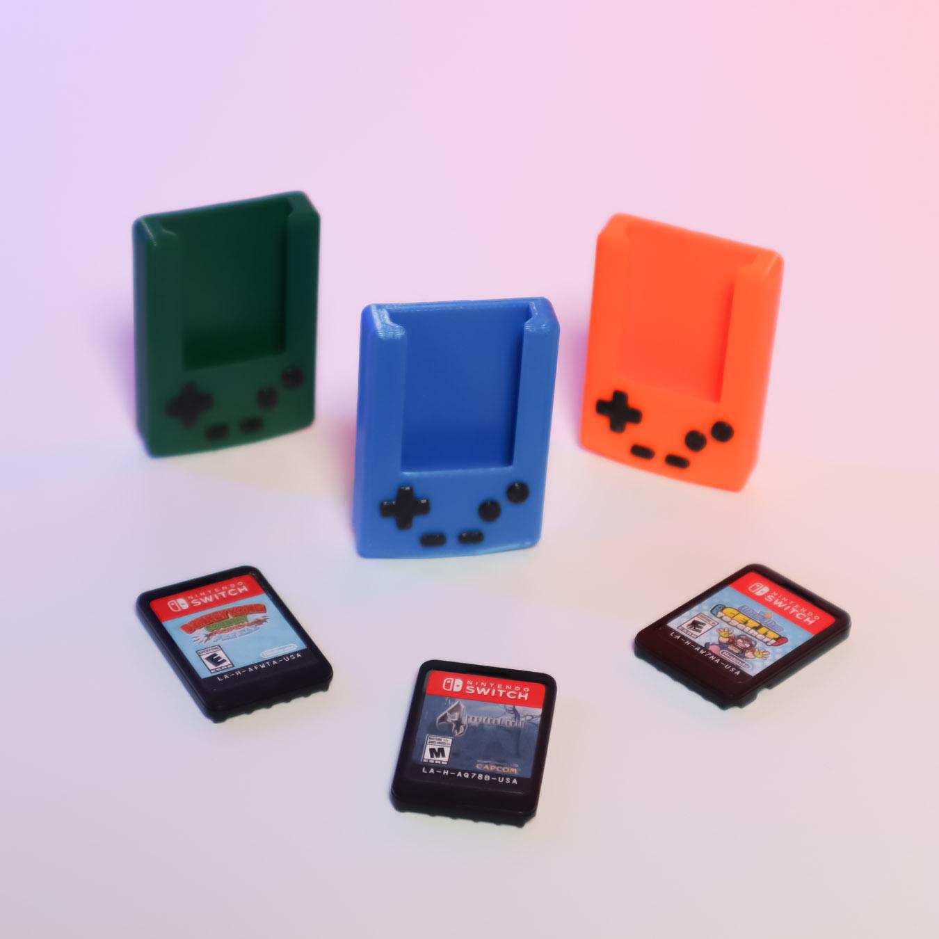 Mini Gameboy Case for Switch Game Cartridge – Display Dock (10) 3d model