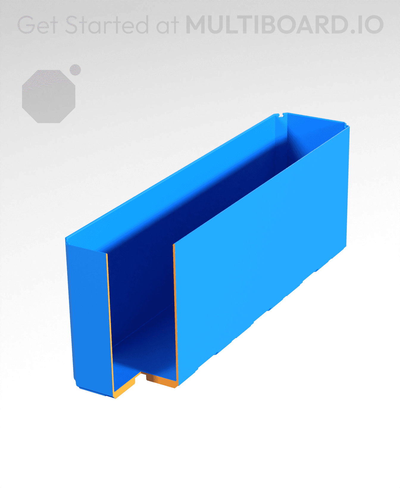 1x4x1.5 - Bin - Multibin Insert 3d model