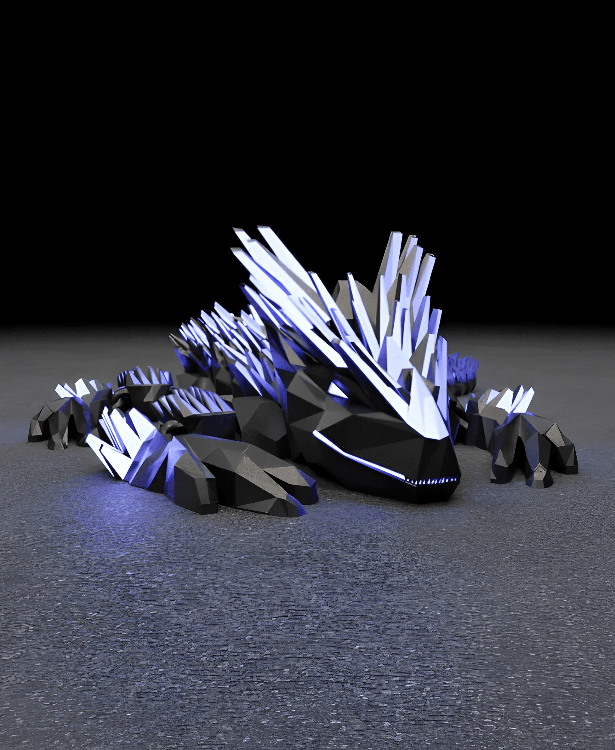 Articulated Raptor Dragon Mesh Mayhem 3d model
