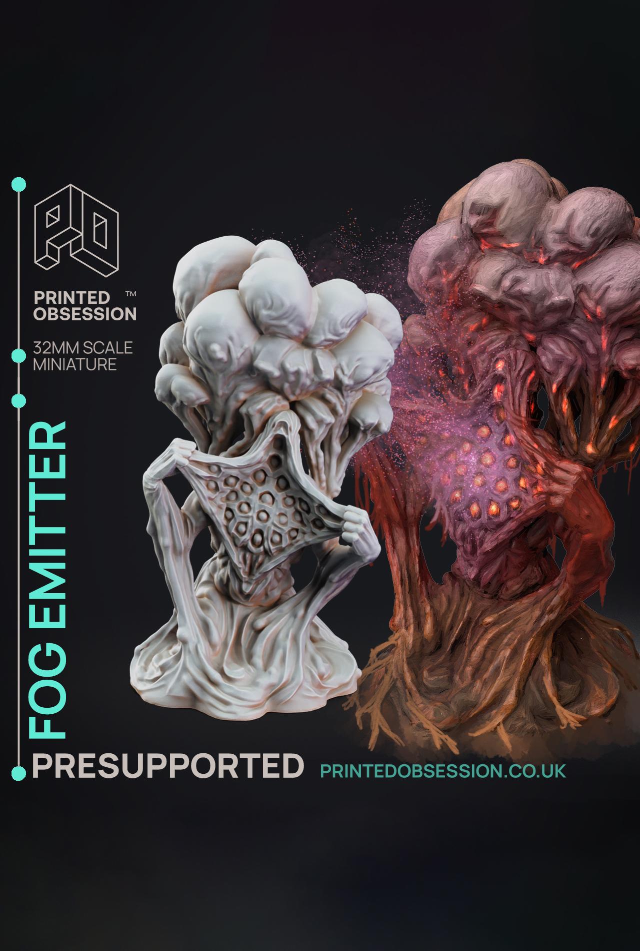 Fog Emmitter - The Mists of Change - PRESUPPORTED - Illustrated and Stats - 32mm scale			 3d model