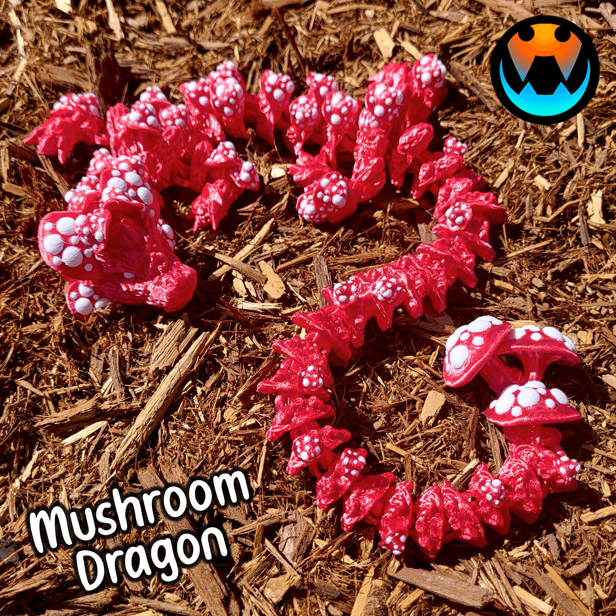 Mushroom Dragon 3d model