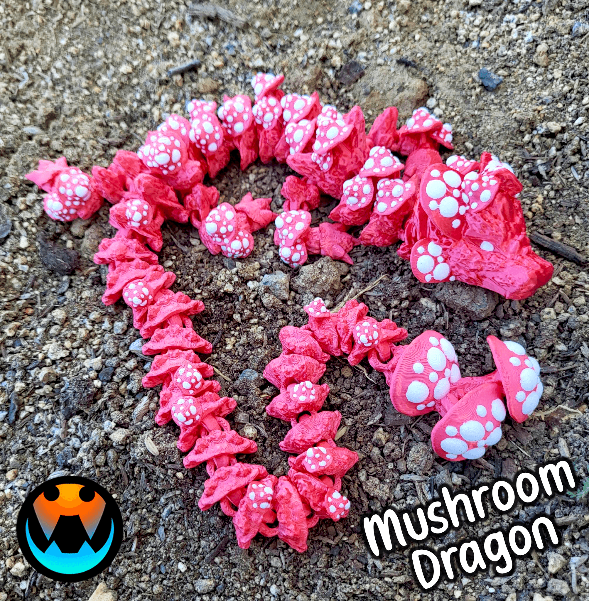 Mushroom Dragon 3d model