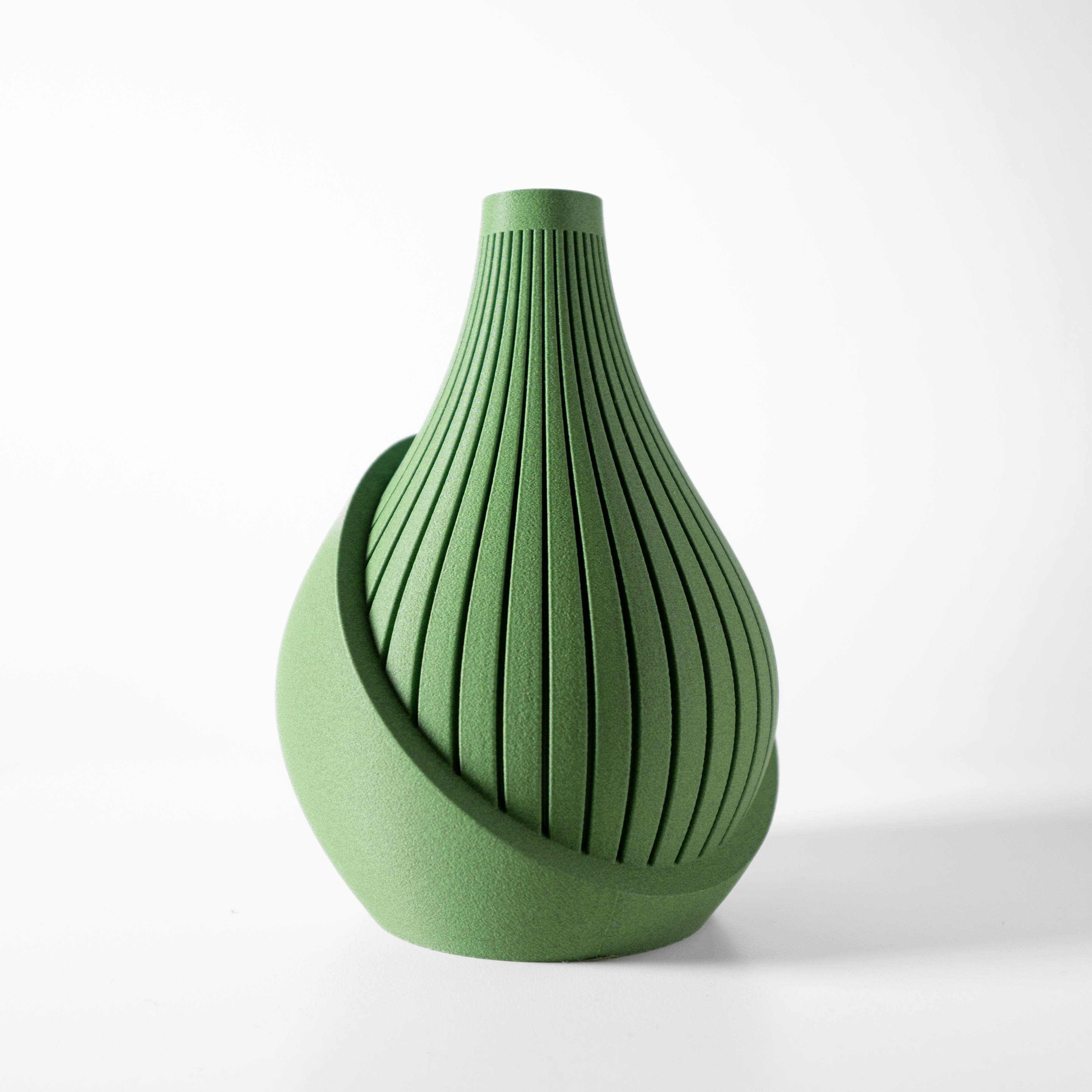 The Yovi Vase, Modern and Unique Home Decor for Dried and Preserved Flower Arrangement  | STL File 3d model