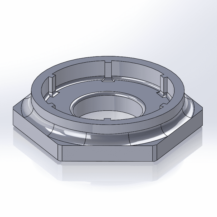 Lorus Watch Back Remover Tool 40mm 3d model