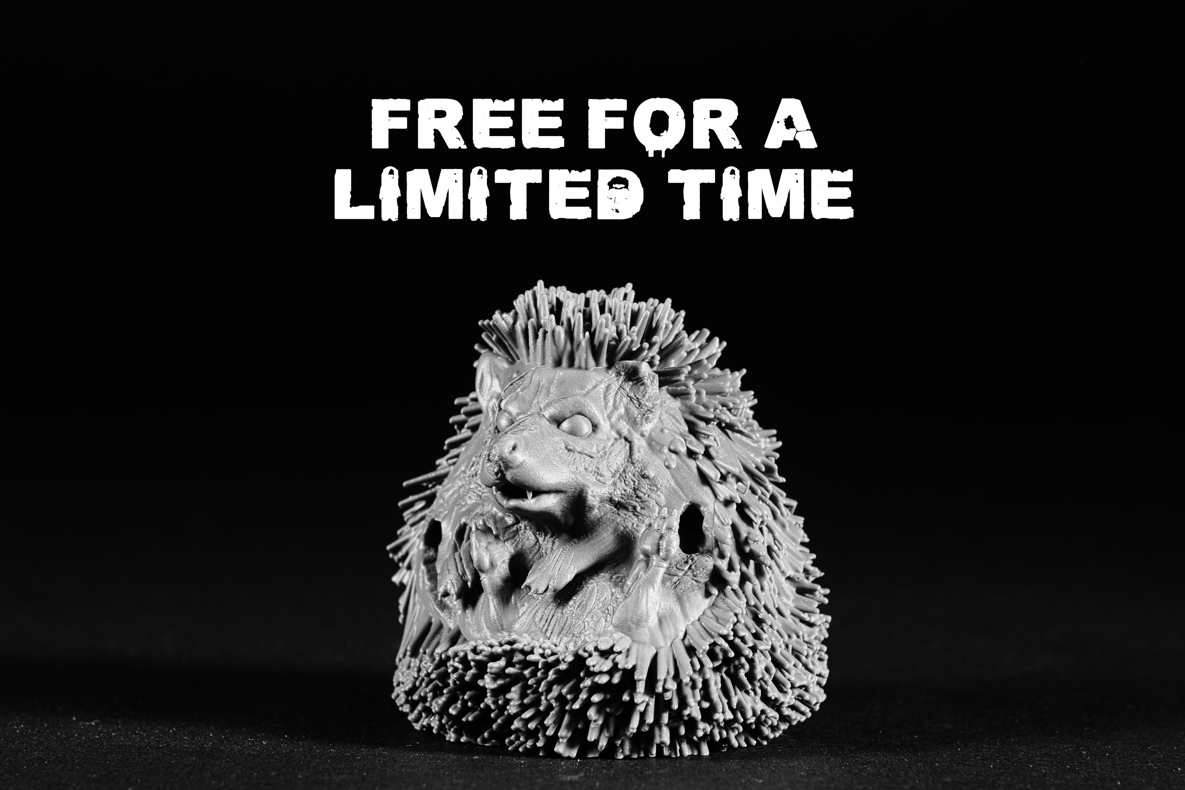 Zombie_Hedgehog (Pre Supported) FREE FOR LIMITED TIME 3d model