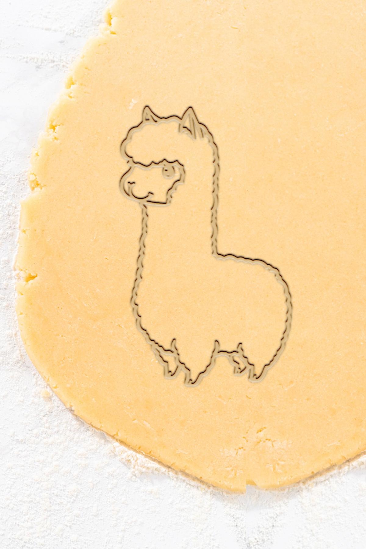 LLama Cookie Cutter, Biscuit Cutter 3d model