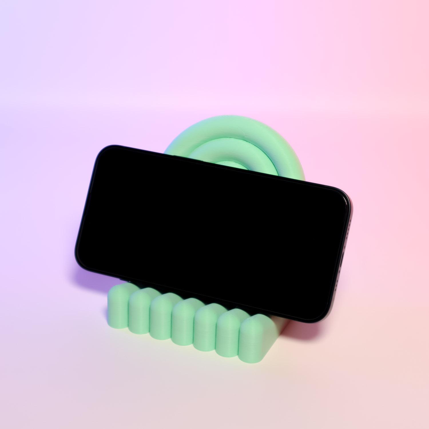 Rainbow Phone Stand 3d model