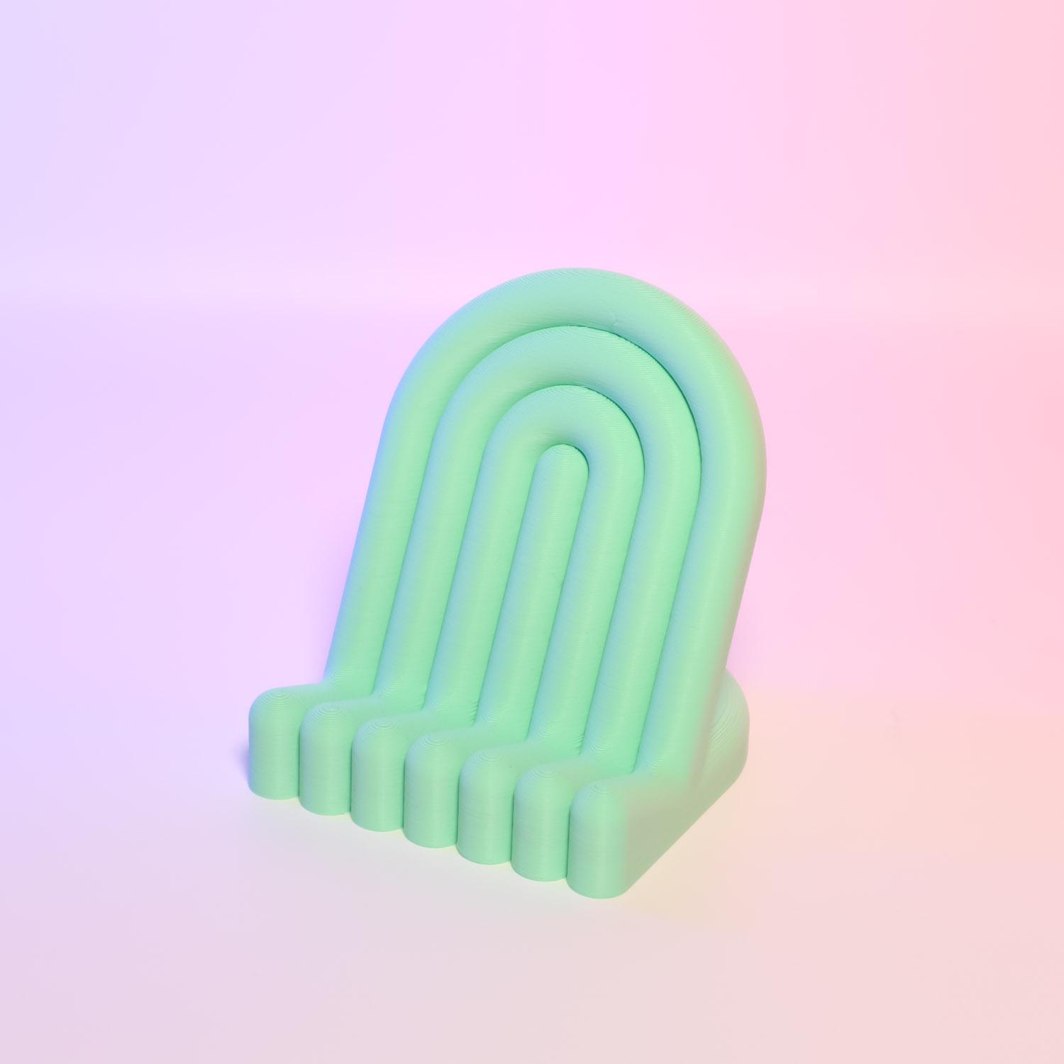 Rainbow Phone Stand 3d model