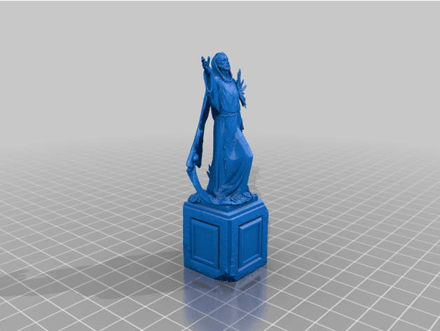 Gothic Statue 3d model